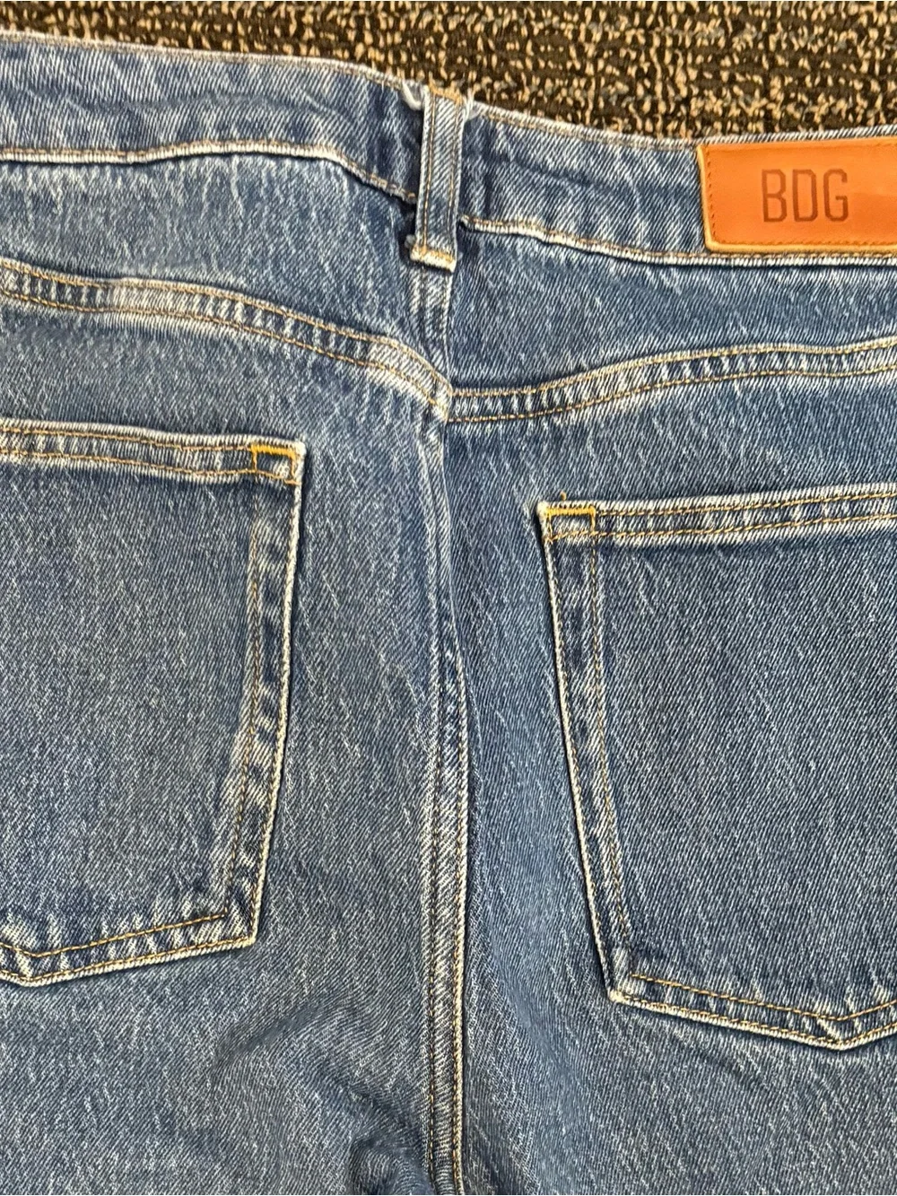 BDG Urban Outfitters Light Blue Straight Leg Denim Jeans